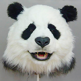[寫實動物面具] 遙控機械熊貓面具 Animatronic panda full-head mask