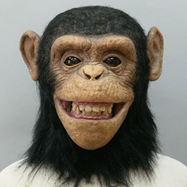 [寫實動物頭套] 魔人社黑猩猩面具製作 Chimpanzee mask