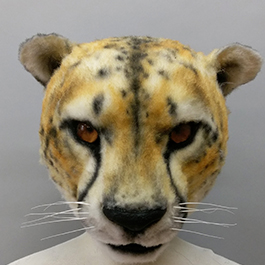 2017魔人社獵豹面具製作 Cheetah mask
