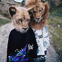 魔人社2019 Gotnofears 寫實仿真公獅母獅面具製作 2019 Gotnofears lion masks animmasks