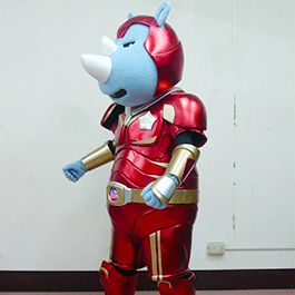 [人偶裝布偶裝] 義大世界人偶裝-犀牛 Mascot (Eda world robot series)