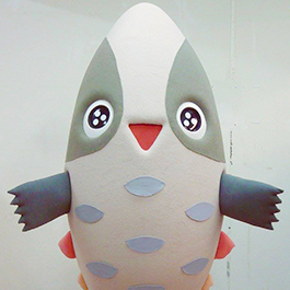 [人偶裝布偶裝] 高雄海洋局吉祥物-虱目魚寶 Mascot suit