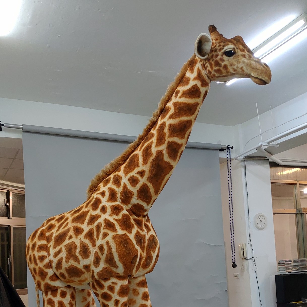 2020魔人社 法國音樂劇 Noé, la force de vivre 長頸鹿人偶裝製作 animatronic life-size giraffe costume puppet
