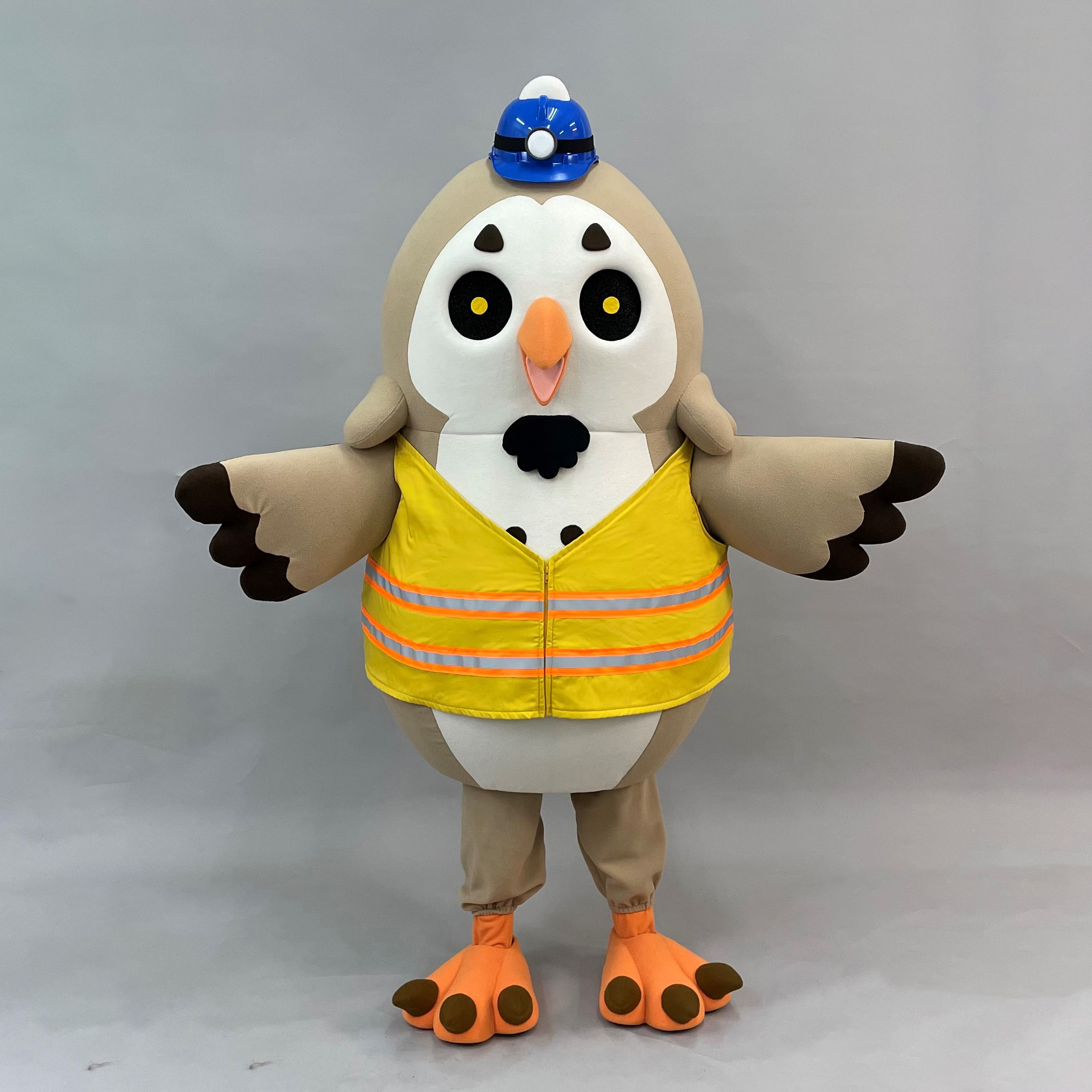 魔人社2021司法院吉祥物草鴞人偶製作 Grass owl costume