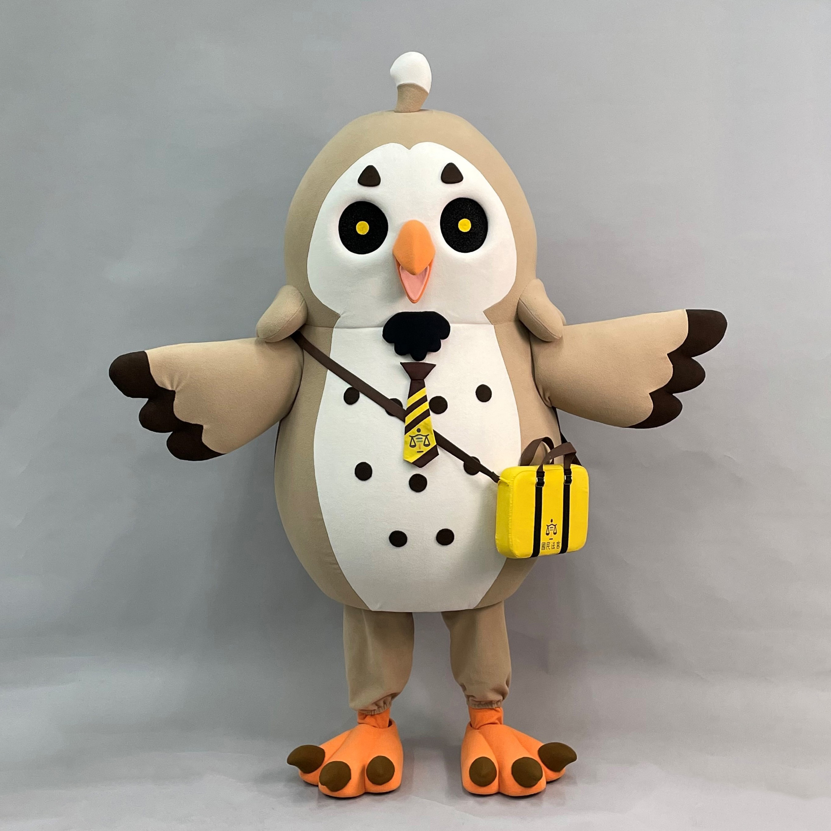 魔人社2021司法院吉祥物草鴞人偶製作 Grass owl costume