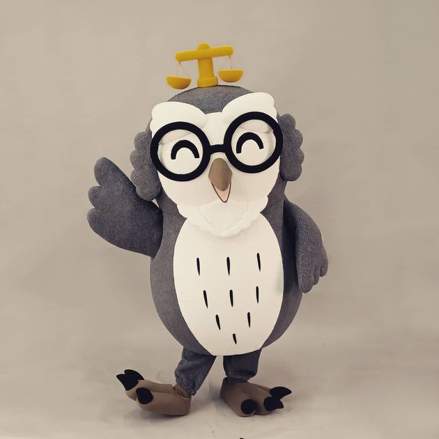 魔人社2021司法院貓頭鷹法官吉祥物人偶製作 owl costume 
