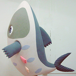 [人偶裝布偶裝] 高雄海洋局吉祥物-虱目魚寶 Mascot suit