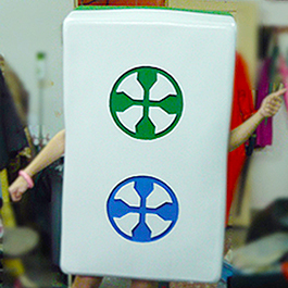 網遊•電玩 「明星三缺一」二筒 Mahjong Suit (TVC) 特殊造型服裝 Special costumes