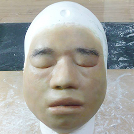 2015「鑑識英雄」男浮屍特效化妝矽膠臉皮 Special make-up prosthetics of floating corpse (TV Series CSIC)
