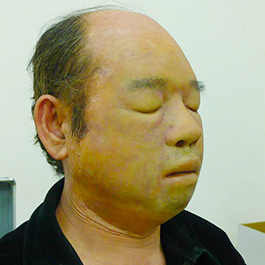 2015「鑑識英雄」男浮屍上妝中 Makeup process of floating corpse